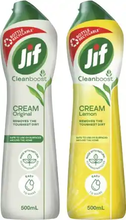 Coles Jif Cream Cleanser offer