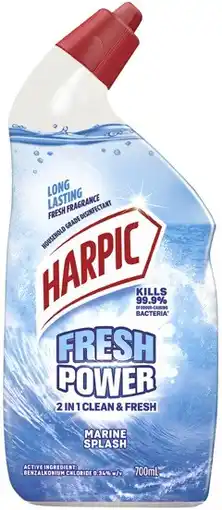 Coles Harpic Fresh Power Liquid Toilet Cleaner offer