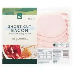 Woolworths Woolworths Short Cut Bacon – From the Fridge offer