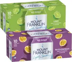 Coles Mt Franklin Sparkling Water offer