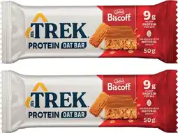 Coles NEW Trek Protein Oat Biscoff Bar offer