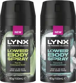 Coles NEW Lynx Lower Body Deodorant offer