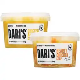 Woolworths Dari’s Soup Varieties – Excludes Flavours of the World – From the Deli offer