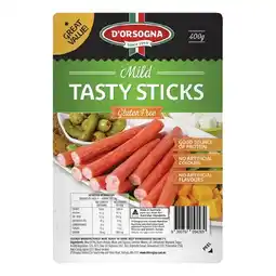 Woolworths D’Orsogna Tasty Sticks Mild – From the Deli offer