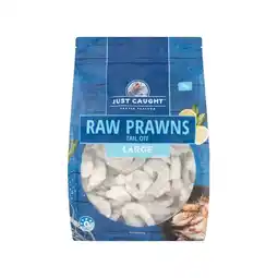 Woolworths Just Caught Raw Prawns Tail Off – From the Seafood Freezer offer