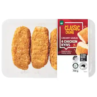 Woolworths Woolworths Boneless Kyiv Varieties with RSPCA Approved Chicken offer