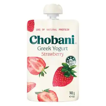 Woolworths Chobani Greek Yogurt Pouch – From the Fridge offer