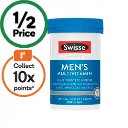 Woolworths Swisse Ultivite Men’s Multivitamin Tablets offer