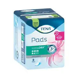Woolworths TENA Incontinence Pads InstaDRY Long Length offer