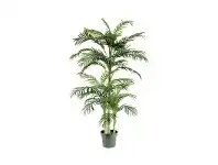 LivingStyles Potted Artificial Cane Palm Tree, Type A, 198cm offer