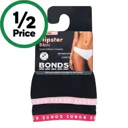 Woolworths Bonds Ladies’ Hipster Bikini – Assorted offer