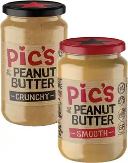 Coles Pic's Smooth or Crunchy Peanut Butter 380g offer