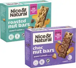 Coles Nice & Natural Nut Bars-192g offer