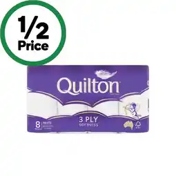 Woolworths Quilton Classic 3 Ply Toilet Paper offer