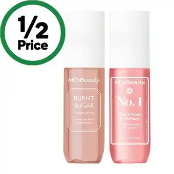 Woolworths MCoBeauty Fragrance Mist offer