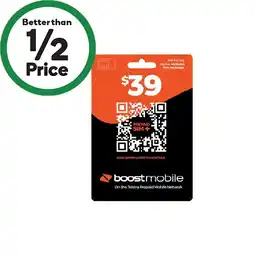Woolworths Boost $39 Starter Pack offer