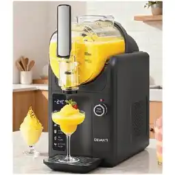 Woolworths Devanti Slushie Machine Ice Cream Maker Grey offer