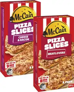 Coles McCain Pizza Slices 600g offer