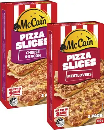 Coles McCain Pizza Slices 600g offer