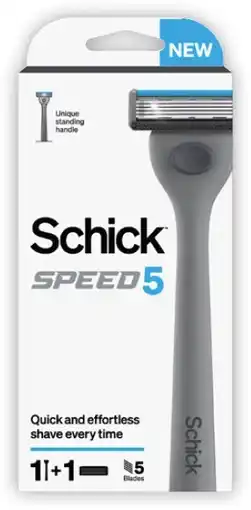 Coles Schick Speed 5 Razor Kit with 1 Refill Blade 1 Each offer