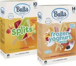 Coles Bulla Frozen Desserts Sticks-14 Pack 472mL-750mL offer