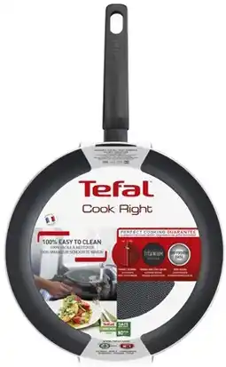 Coles Tefal Cook Right Non Stick Frypan 24cm offer