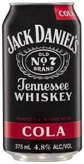 Coles Jack Daniel’s & Cola Cans offer