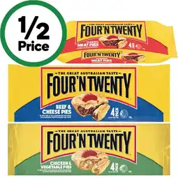 Woolworths Four’N Twenty Traditional Pies – From the Freezer offer
