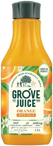 Coles Grove Juice offer