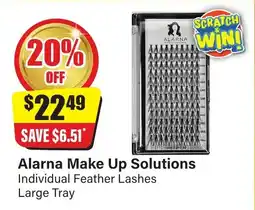 Chemist Discount Centre Alarna Make Up Solutions Individual Feather Lashes offer