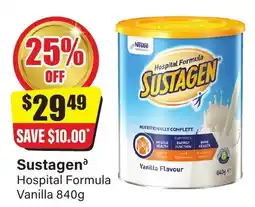 Chemist Discount Centre Sustagen Hospital Formula Vanilla offer