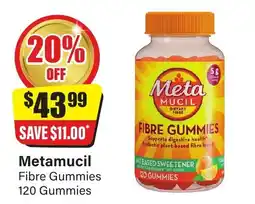 Chemist Discount Centre Metamucil Fibre Gummies 120 Gummies offer