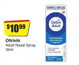 Chemist Discount Centre Otrivin Adult Nasal Spray offer