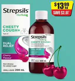 Chemist Discount Centre Strepsils chesty cough offer