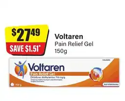 Chemist Discount Centre Voltaren Pain Relief Gel offer