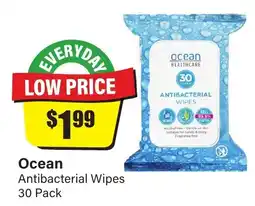Chemist Discount Centre Ocean Antibacterial Wipes offer
