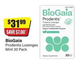 Chemist Discount Centre BioGaia Prodentis Lozenges Mint offer