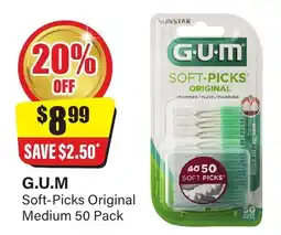Chemist Discount Centre G.U.M Soft-Picks Original Medium offer