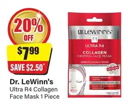 Chemist Discount Centre Dr. LeWinn's Ultra R4 Collagen Face Mask 1 Piece offer
