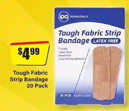 Chemist Discount Centre Tough Fabric Strip Bandage offer