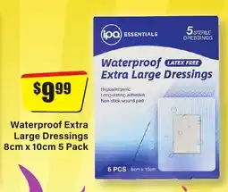 Chemist Discount Centre Waterproof Extra Large Dressings offer