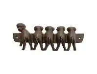 LivingStyles Five Puppies Iron Wall Hook Rack offer
