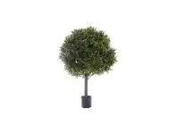LivingStyles Artificial Boxwood Ball Topiary Tree, 85cm offer