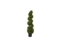 Artificial Boxwood Spiral Topiary Tree, 120cm