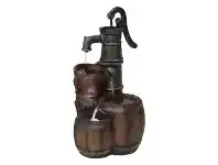 LivingStyles Barrel Pump Fountain - 60cm offer