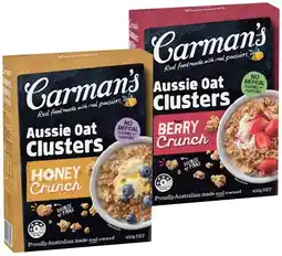 IGA Carman’s Aussie Oat Clusters Selected Varieties offer