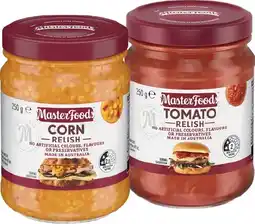 IGA MasterFoods Relish or Chutney 250‑260g Selected Varieties offer