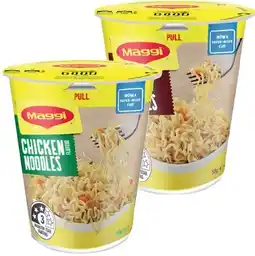 IGA Maggi Cup Noodles 58‑65g Selected Varieties offer
