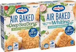 IGA Birds Eye Air Baked Crumbed Fish 250‑380g Selected Varieties offer