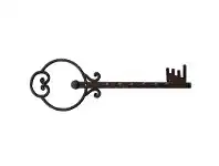 LivingStyles Rustic Metal Key Wall Hook Rack offer